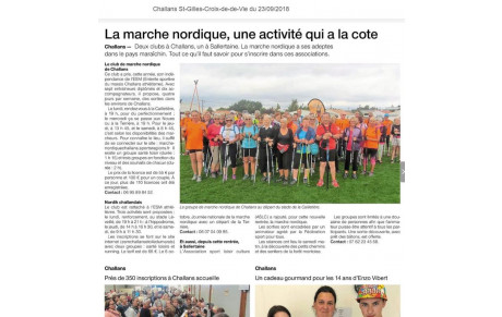 Ouest France aussi parle de Marche Nordique